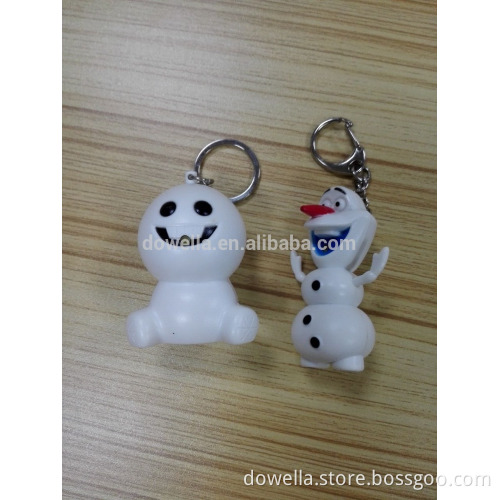 custom light up 3D plastic keychain